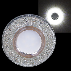 Встраиваемый светильник со светодиодной подсветкой MR16 Reluce 11063-9.0-001LD MR16+LED3W WT