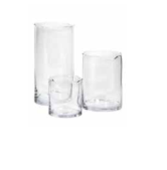 Ваза Bob SEMPRE стекло/clear 150х150х300h