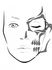 Наклейка Flash Makeup fantasy HLW0104