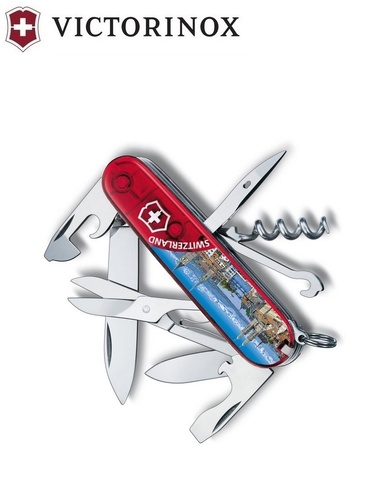 Нож складной Victorinox Climber, 91 mm, Zurich (1.3703.TE5)