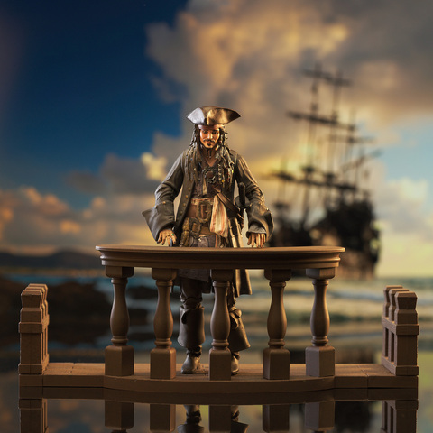 Пираты Карибского моря фигурка Джек Воробей Мертвецы не рассказывают сказки