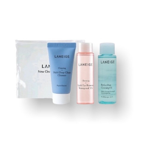 Laneige New cleansing trial kit