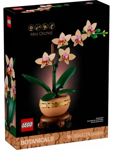 Конструктор для взрослых Botanicals 10343 Мини-орхидея