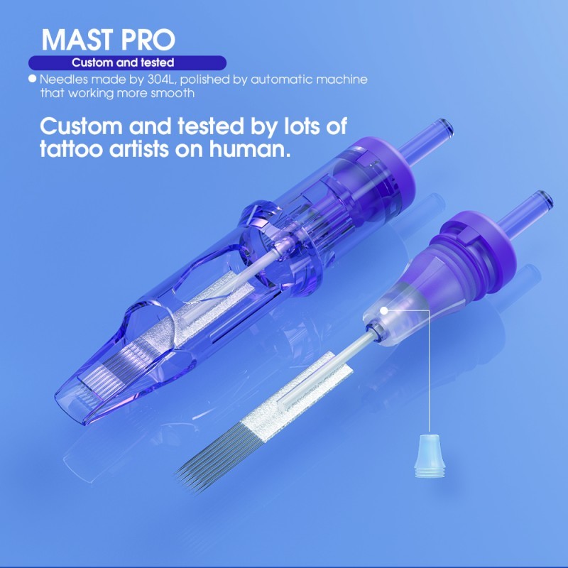 Картридж для тату Mast Pro Cartridges Needles 1007RM ((Round magnum)0.30)