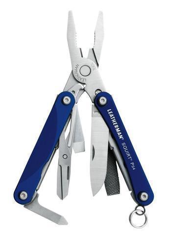Мультитул Leatherman Squirt PS4, 9 функций, синий