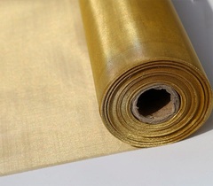Сетка латунная тканая 2,5х0,5х1000 мм