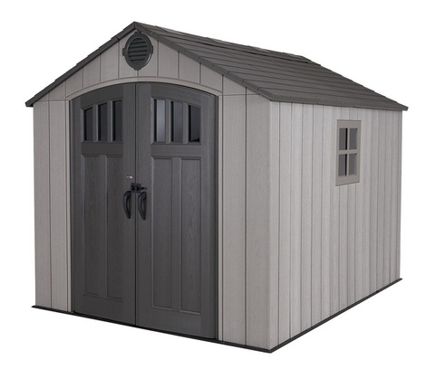 Сарай пластиковый усиленный WoodLook 8*10