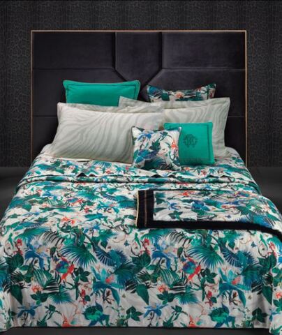 Постельное белье 2 спальное евро Roberto Cavalli Forest ivory 001