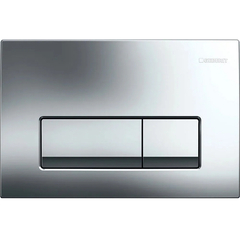 Geberit 115.119.21.1 Delta50 Смывная клавиша , для двойного смыва: Глянцевый хром NEW!!! фото