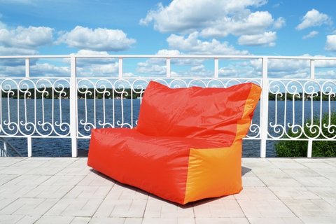 Кресло-мешок «Диван» Красно-оранжевый