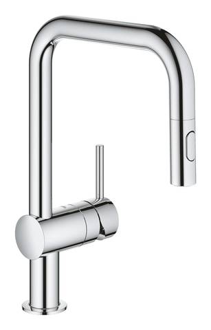 Смеситель для мойки с выдвижным изливом Grohe Minta 32322002