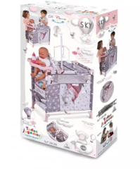 DeCuevas Манеж-игровой центр для куклы  с аксессуарами  серии Скай, 70 см (53035)