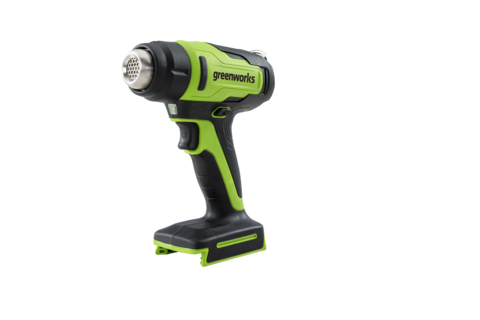 Аккумуляторный строительный фен Greenworks, G24HG, 3400207,24v, без АКБ и ЗУ