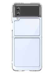 Усиленный защитный чехол для Samsung Galaxy Z Flip3, мягкий отклик кнопок, прозрачные рамки