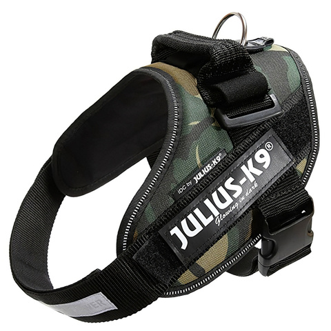 JULIUS-K9 шлейка для собак IDC-Powerharness, камуфляж (58-76 см)
