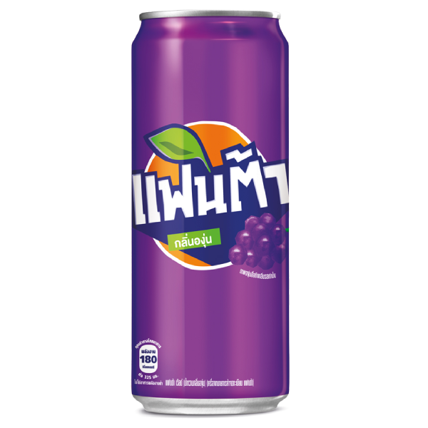 Газированный напиток с виноградом Fanta Grape Flavored, 325 мл
