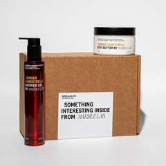 Marble Lab Набор для тела "Интенсивное увлажнение" с ароматом имбирного печенья