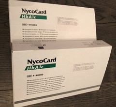 1116083 Набор реагентов для диагностики in-vitro гликозилированного гемоглобина (NycoCard HbA1c), 24 теста