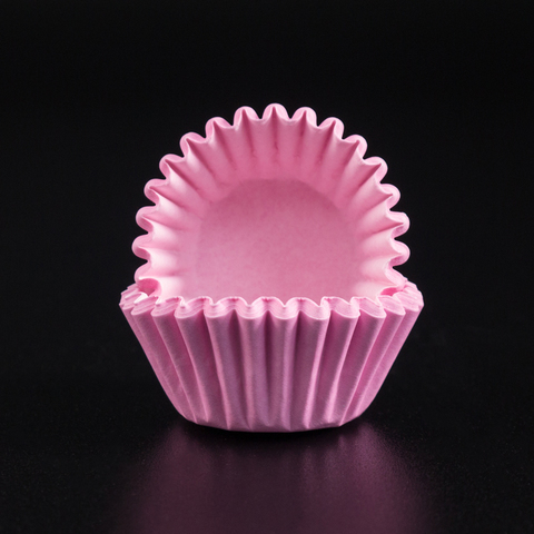 Капсулы бумажные для конфет Розовые 35*23 мм, 1000 шт
