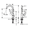 Hansgrohe Logis 71130670 Смеситель для раковины (черный матовый)