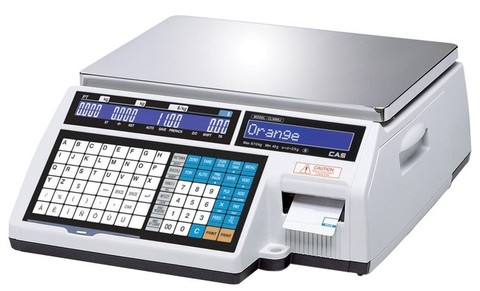 CAS CL-5000J-15IB весы с печатью этикетки, Ethernet