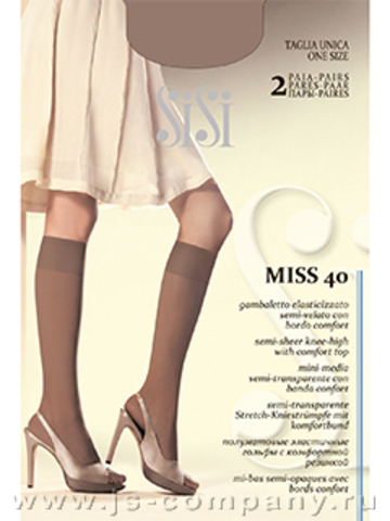 Гольфы Miss 40 (2 пары) Sisi
