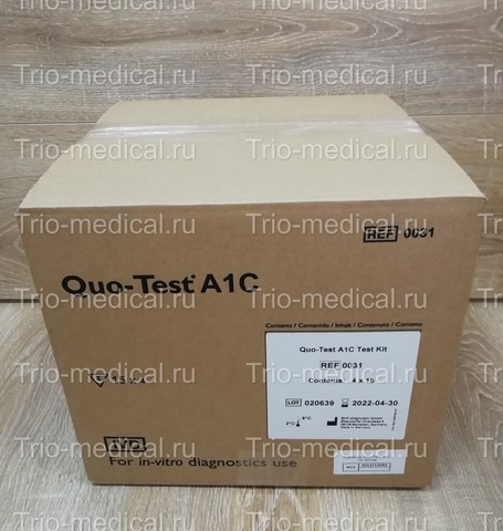 Набор тестов гликозилированный гемоглобин Quo-Test