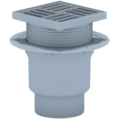 Трап 110 вертикальный решетка-нерж.сталь (150х150) ТА1212АНИ