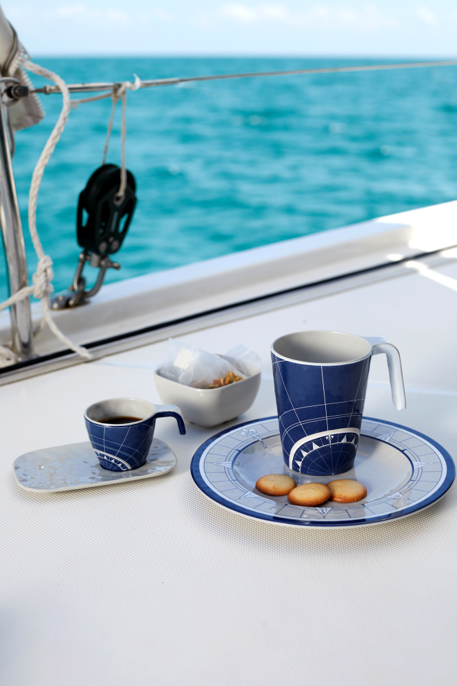 MELAMINE COFFEE SET PACIFIC, SET 6 UN