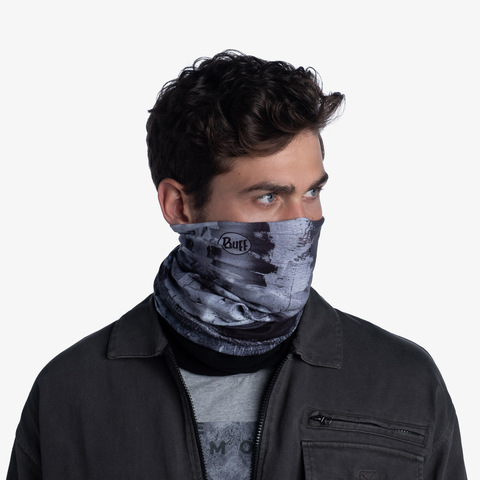 Картинка шарф-труба Buff polar Geoelens Grey - 2