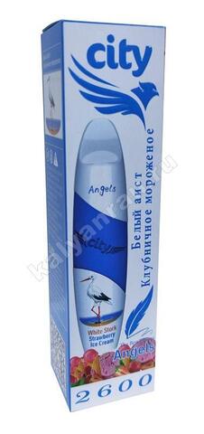 City Angels White Stork Клубничное мороженое 2600 затяжек