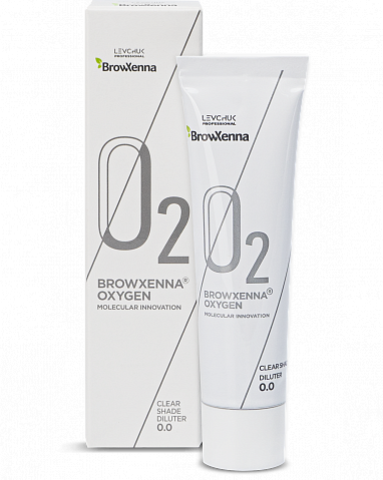 Краска для бровей и ресниц BrowXenna® OXYGEN J2 Сlear Shade Diluter #0.0, 15 мл, 1 шт.