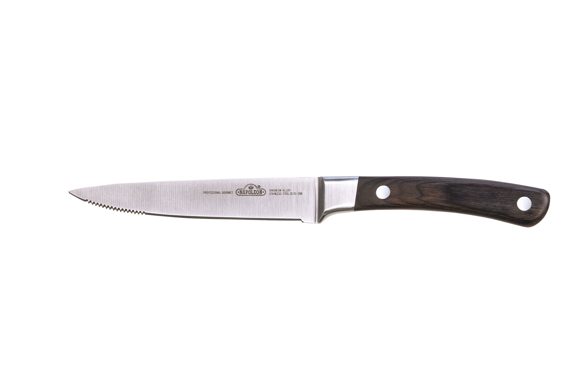Нож для стейков с деревянной ручкой