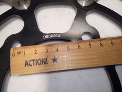 Передние тормозные диски ARASHI для Suzuki GSX-R 600/750 06-07, GSX-R 1000 05-08 / черные