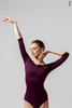 2 Sleeves leotard | wine