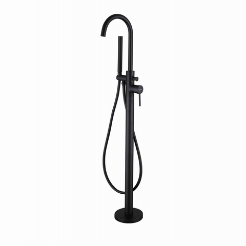 Abber AF8115BN Смеситель Abber Wasser Kreis AF8115BN напольный для ванны, черный матовый