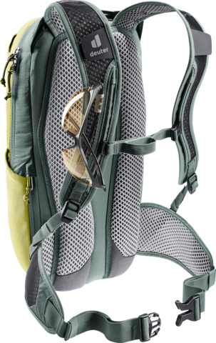 Картинка рюкзак велосипедный Deuter Race 8 Sprout/Ivy - 6