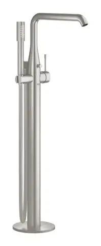 Смеситель для ванны Grohe Essence напольного монтажа, суперсталь (25248DC1)