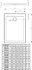 Radaway SDRF1490-01-04S Doros F 140x90 Stone White