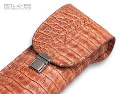 Тубус QK-S Tomahawk 1x1 светло-коричневый аллигатор