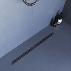 RGW 76215260-11 Душевой трап RGW SDR-52Gr-60 двухлинейный щелевой 600 Серый ? 50 мм сифон + ножки, под плитку фото