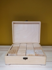 шкатулка с кубиками 20,5*16,5см