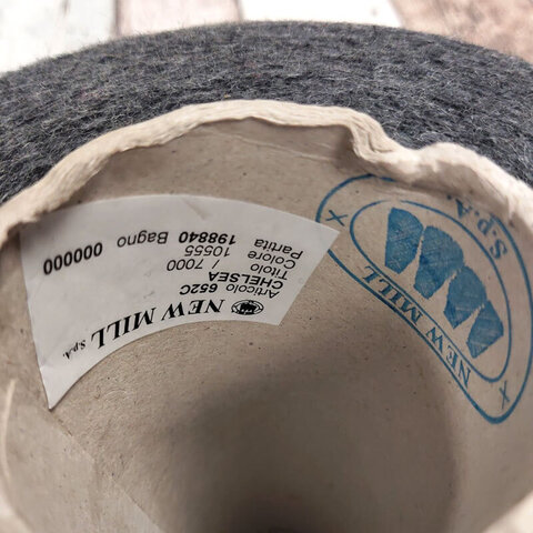 Шерсть (75%) NEW MILL / CHELSEA 700 темно-серый