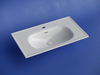 Ceramica Nova CN13002 Раковина накладная Sabo с отверстием под смеситель 800x460x130, белый