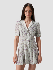 ПЛАТЬЕ МИНИ С ПУГОВИЦАМИ