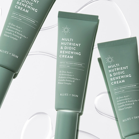 ALLIES OF SKIN Multi Nutrient & Dioic Renewing Cream Обновляющий мультинутриентный крем с диоевой кислотой, 50 мл
