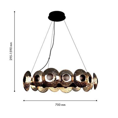 Подвесная светодиодная люстра Favourite Claros 4642-16P