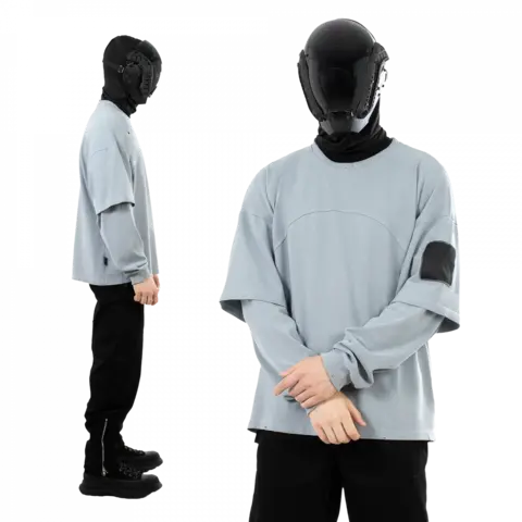 Лонгслив Heartz «Waveform» Kimono небесный