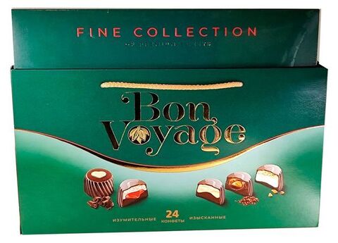 Набор конфет Bon Voyage Premium Арт.822/З Зеленая коробка 370гр*6шт
