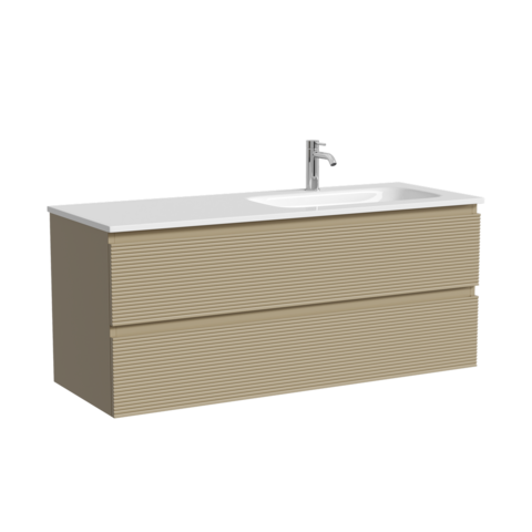 Тумба SANCOS подвесная Folk 2я правая цв. Cappuccino, FL120RCP